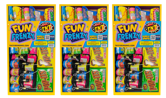 Fun Frenzy, TNT Fireworks, 3 Value Packs - Walmart.com