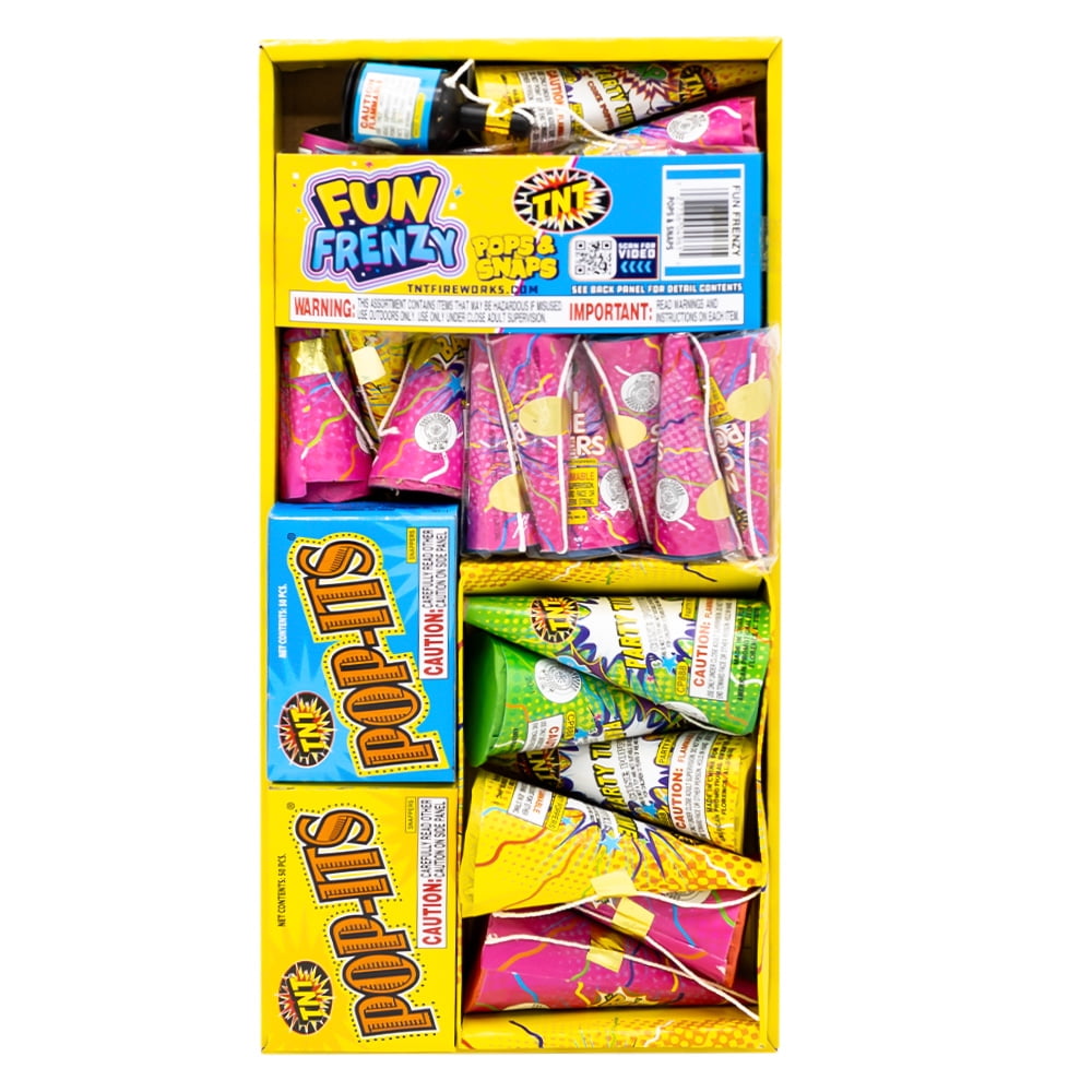 TNT Fireworks, Fun Frenzy, 3 Assortment Packs