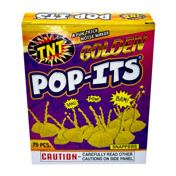 TNT Fireworks, Golden Pop Its, Gold Snaps, 12 Boxes Per Order Walmart