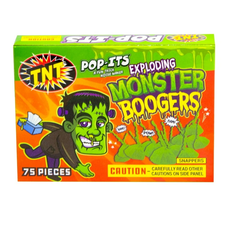 TNT Fireworks, Monster Boogers, Green Snaps, Novelty Party