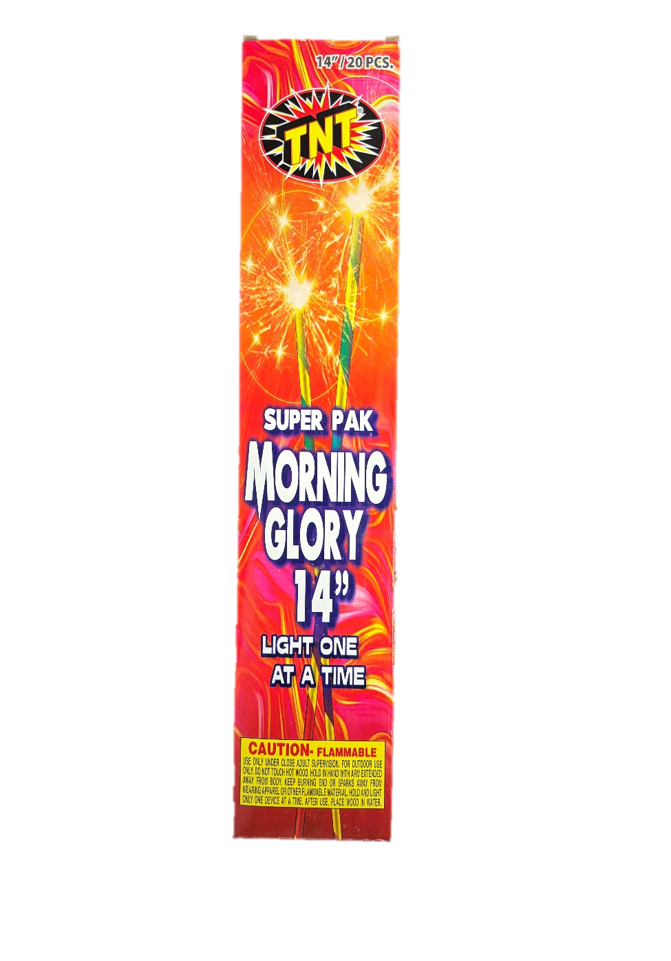 TNT Fireworks Morning Glory Hand Held Sparklers, Outdoor Party