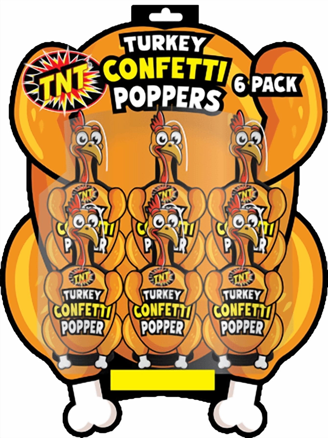 TNT Fireworks, Turkey Party Popper, 6 Pack - Walmart.com