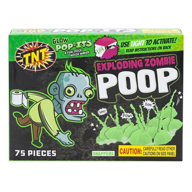 B'z GREEN 販促用POPキット TNT Fireworks, Zombie Poop, 12 Boxes, Glow in the Dark Outdoor
