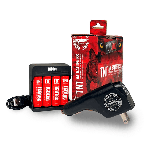 TNT Rechargeable AA Battery Kit