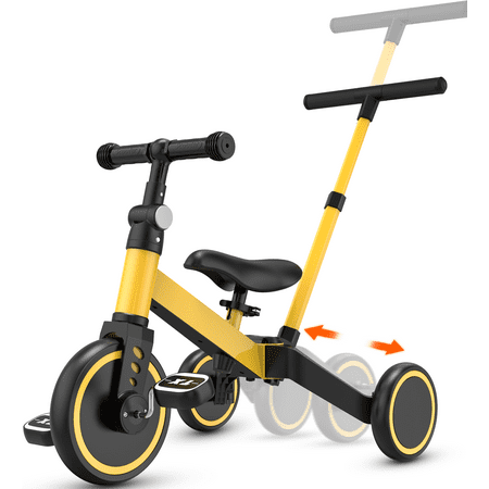 Kids Tricycle & Balance Bike – TNTANTS 4-in-1 Ride for Ages 1-5