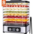 thumbnail image 1 of TNTANTS Food Dehydrator, 8 Trays Electric Dehydrator with Adjustable 48H Timer & 95-176℉ Temperature Control, Dehydrator for Food and Jerky, Fruits, Veggies, Pet Treats, 1 of 11