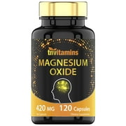 TNVitamins Magnesium Oxide 420mg - 120 Capsules | 4 Month Supply!
