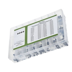 TO-92 Transistors Assortment (200/600/840Pcs) in Labeled Case for Electronics Projects & Repairs