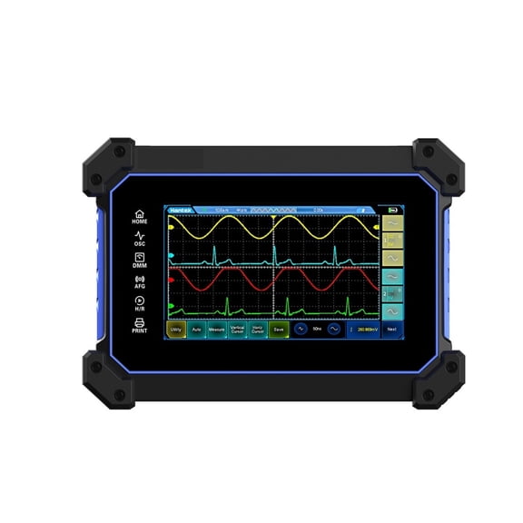 TO1112D Touch Screen Digital Oscilloscope 2 Channels 110Mhz Hanheld Osciloscopio + Signal Source +Multimeter ,Professional Designed