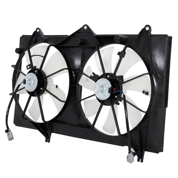 TO3115122 Engine A/C Condenser Radiator Cooling Dual Fan Assembly For 2002-2006 Toyota Camry 2002-2008 Solara 2.4L
