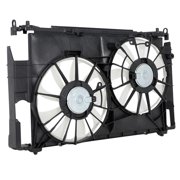 TO3115177 Engine A/C Condenser Radiator Cooling Dual Fan with Bracket Cover Cap Assembly For 2013-2018 Toyota RAV4