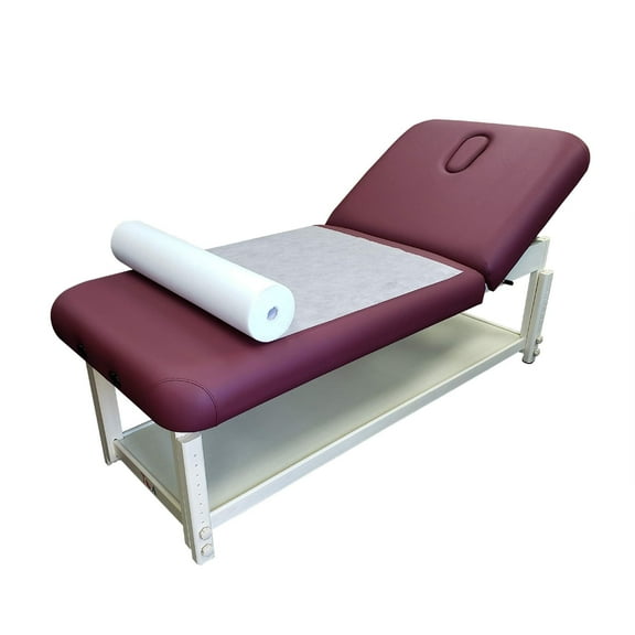 TOA 30" Wide x 294ft Disposable Poly Paper Waterproof Massage Table Cover, 6 Rolls