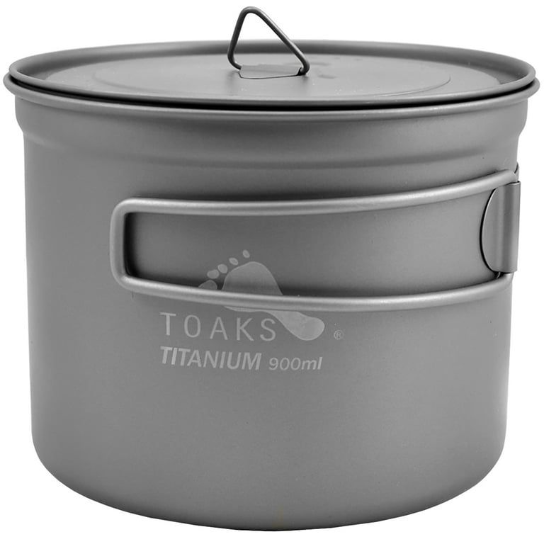 【在庫セール】TOAKS Titanium 900ml Pot with 115 TOAKS 900ml D115mm Titanium Camping Cooking Pot with