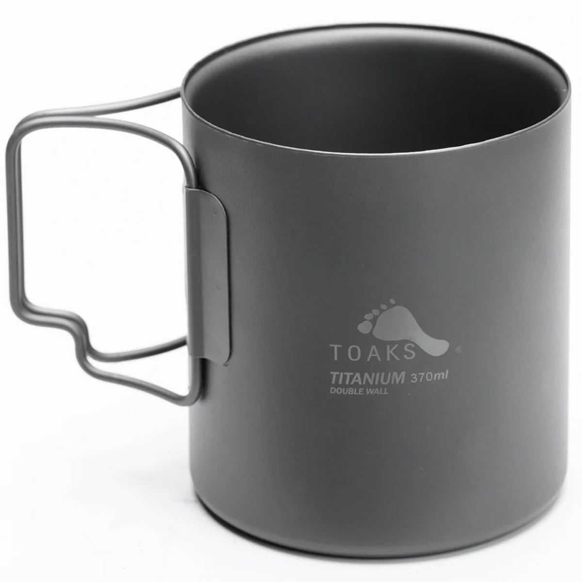 TOAKS Titanium Lightweight 370ml Double Wall Cup CUP-370-DW - Outdoor