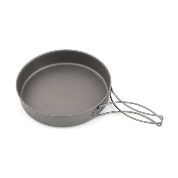 TOAKS Titanium Frying Pan with Foldable Handle - 130mm