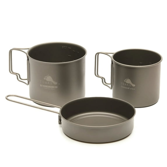 TOAKS Titanium Pan/Pot/Mug Combo Set (3 pcs)
