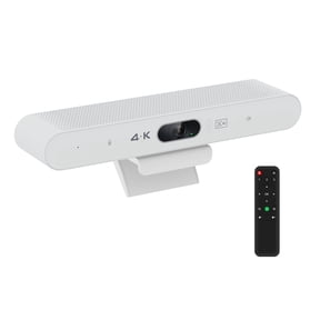 TOALLIN 4K Video Conference Camera System, AI Auto-Framing & Speaker-Tracking Webcam with Microphones and Hi-Fi Speaker, USB Plug-and-Play, Remote Control Included