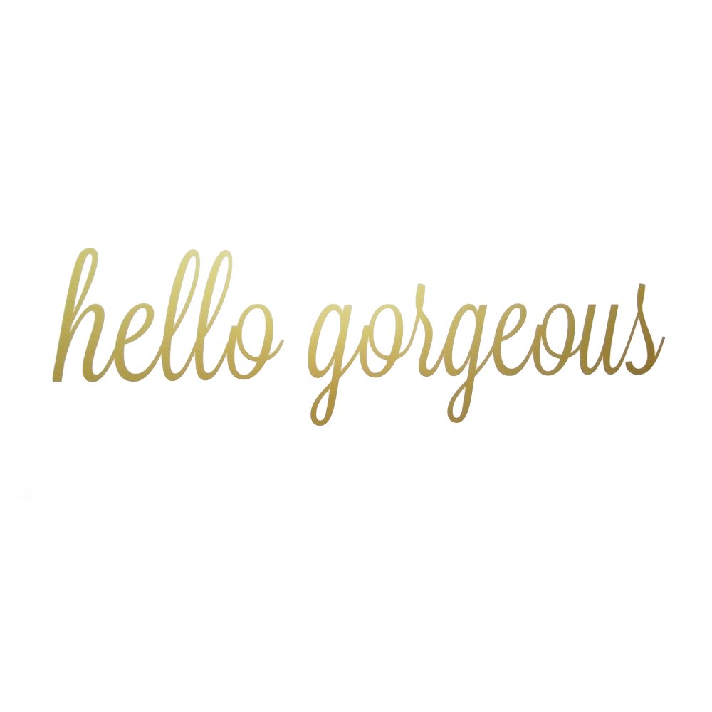 TOARTi Hello Wall Decor,Positive Mirror Decals,Inspirational