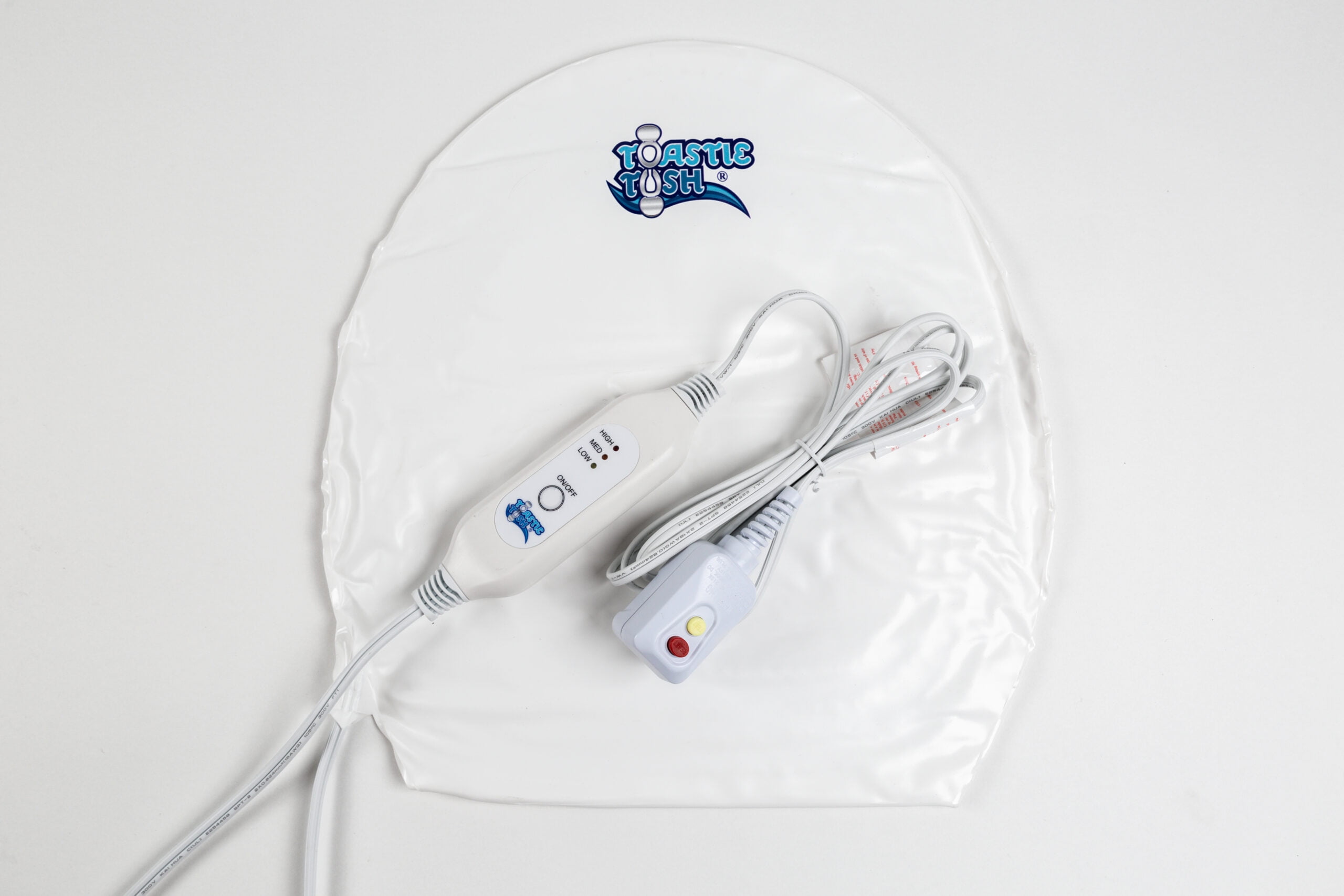TOASTIE TUSH Round Easy to Use Toilet Seat Heater