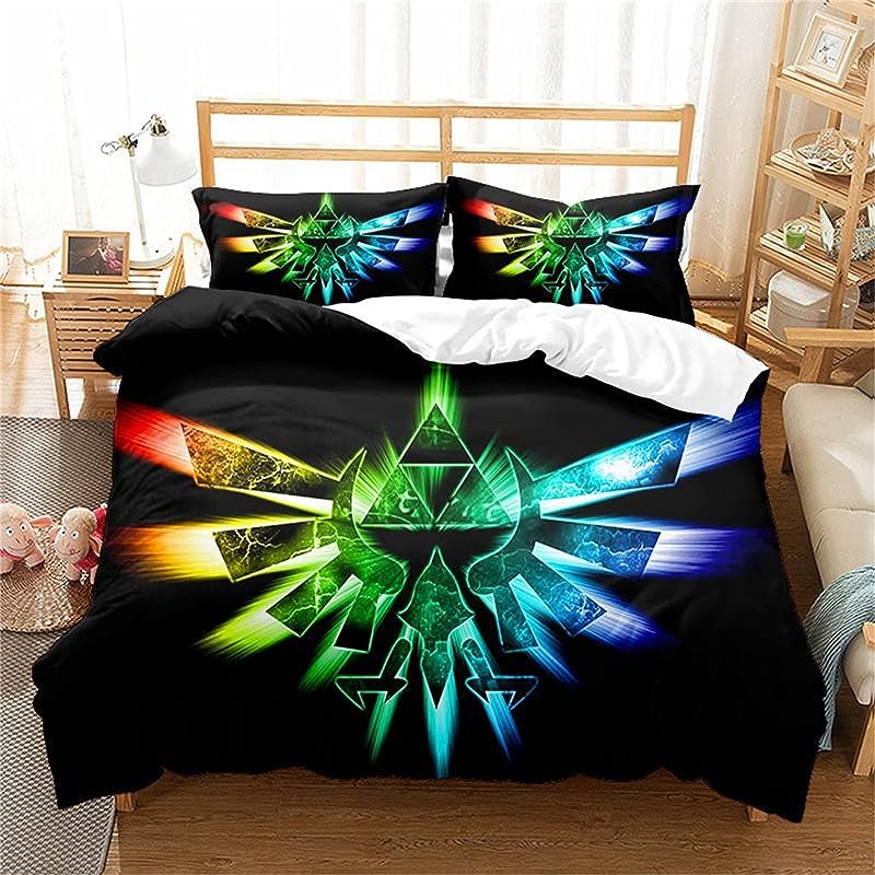 TOATEE Boys Girls The Legend of Zelda Bedding Set 3 Pieces Breathable