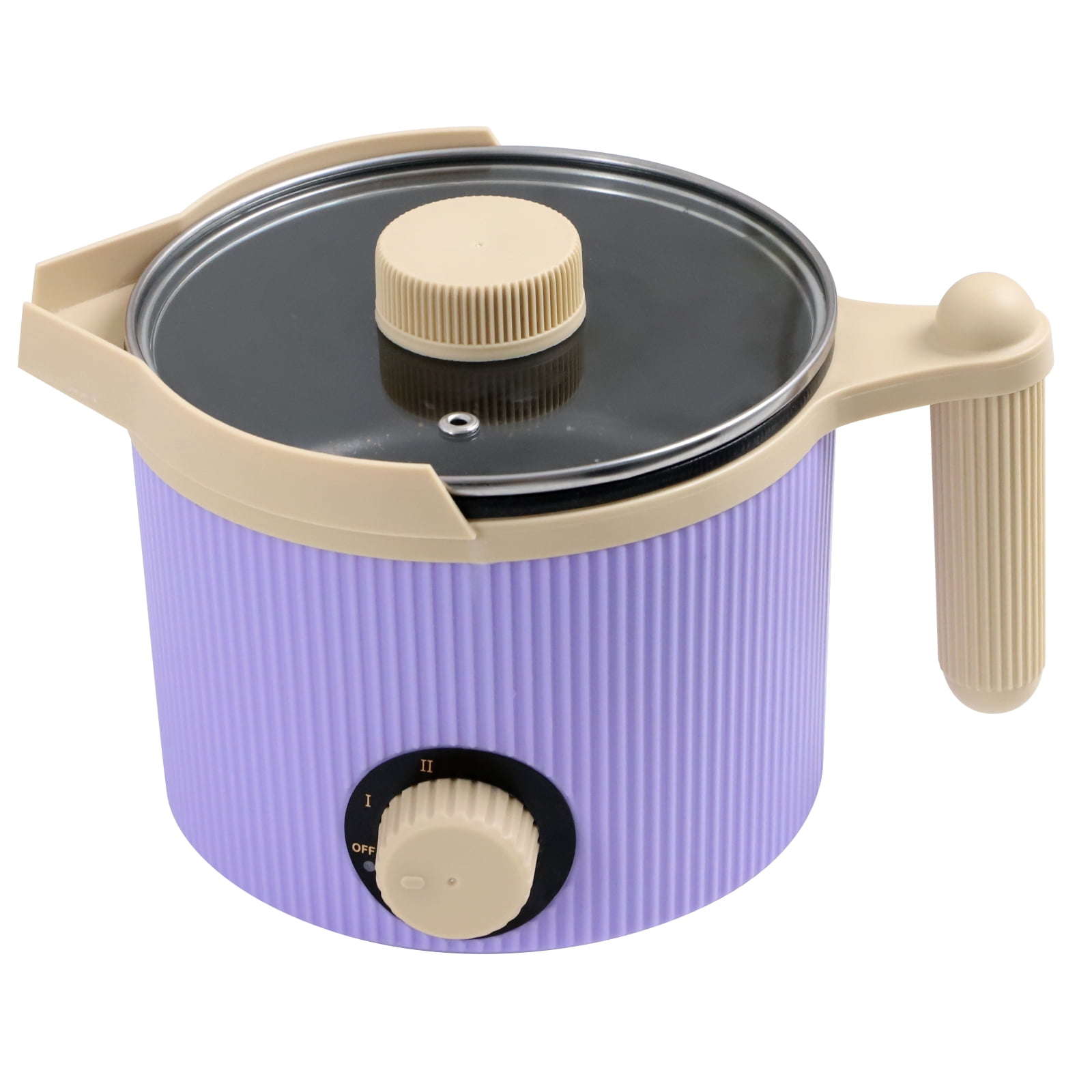 TOAUTO 1.5L Wax Melter Electric Melting Pouring Pot  for Beginner DIY Candle Making AC 120V Purple