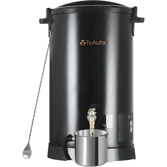 TOAUTO 10 Qt Stainless Steel Digital Wax Melter for Adult Candle Making Kit