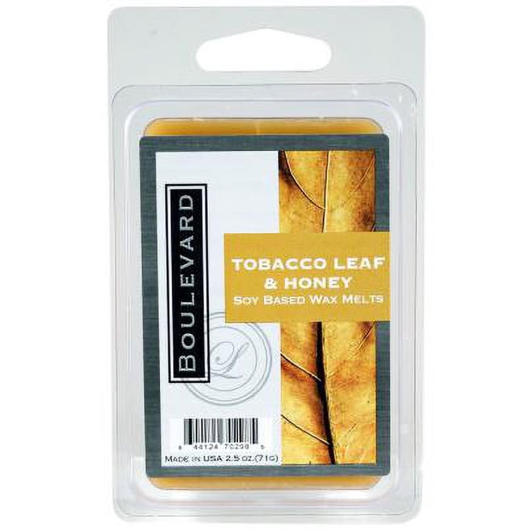 tobacco leaf wax melts TOBACCO LEAF & HONEY Fragrance Scented Wax Mixer Melts by Boulevard