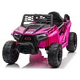 thumbnail image 1 of TOBBI 12V Kids Electric off-Road UTV Truck Car Battery Powered Ride on Toys for Girls with LED Headlights, Music, Horn, 1 of 13
