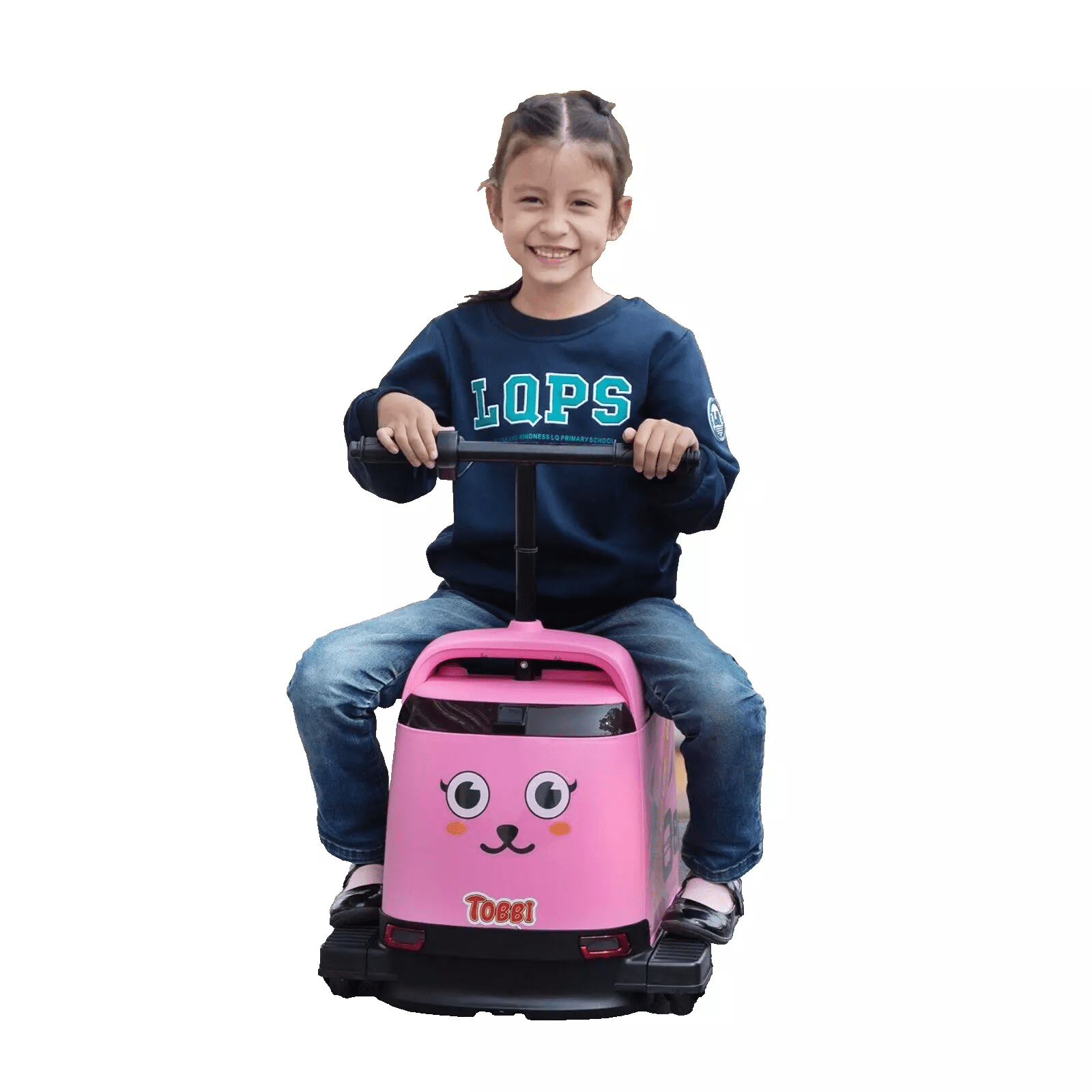 Tobbi 12V Electric Box Car with High-Low Speeds, Variable Speed Throttle, Horn, Music, Battery Powered Ride On for kids 8-12