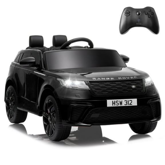 TOBBI 12V Range Rover Velar Licensed Kids Ride on Car with Remote Control Music Age 3-6 Toddlers Toy, Black
