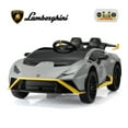 thumbnail image 1 of TOBBI 24V Kids Ride on Car, Licensed Lamborghini STO Electric Car for Boys Girls, Ride on Drift Car with Remote Control, Music, 360° Spin, Max Speed 6 mph, Grey, 1 of 13