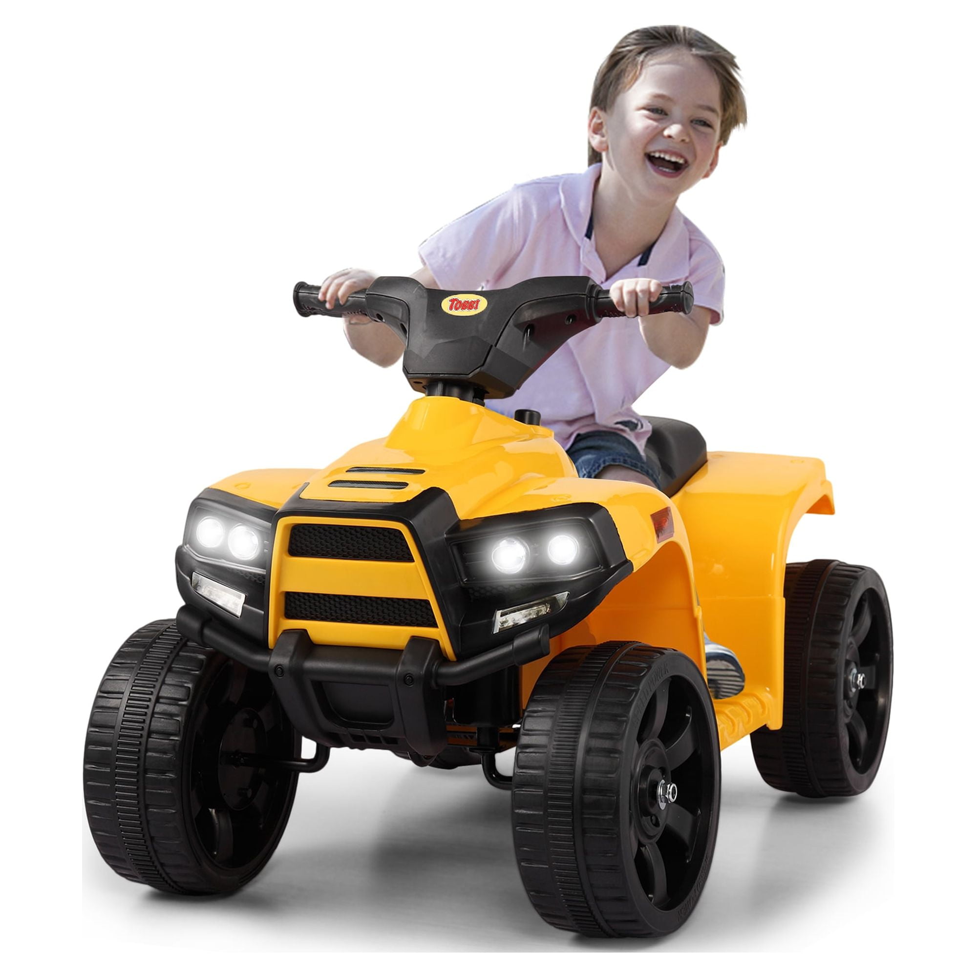 Tobbi 6v kids ride on motorcycle car 2024 battery powered 4 wheel bicycle electric toy