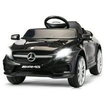 TOBBI 6V Licensed Mercedes Benz Kids Ride on Car W/ Remote Control Lights Music Age 3-6 Child Black