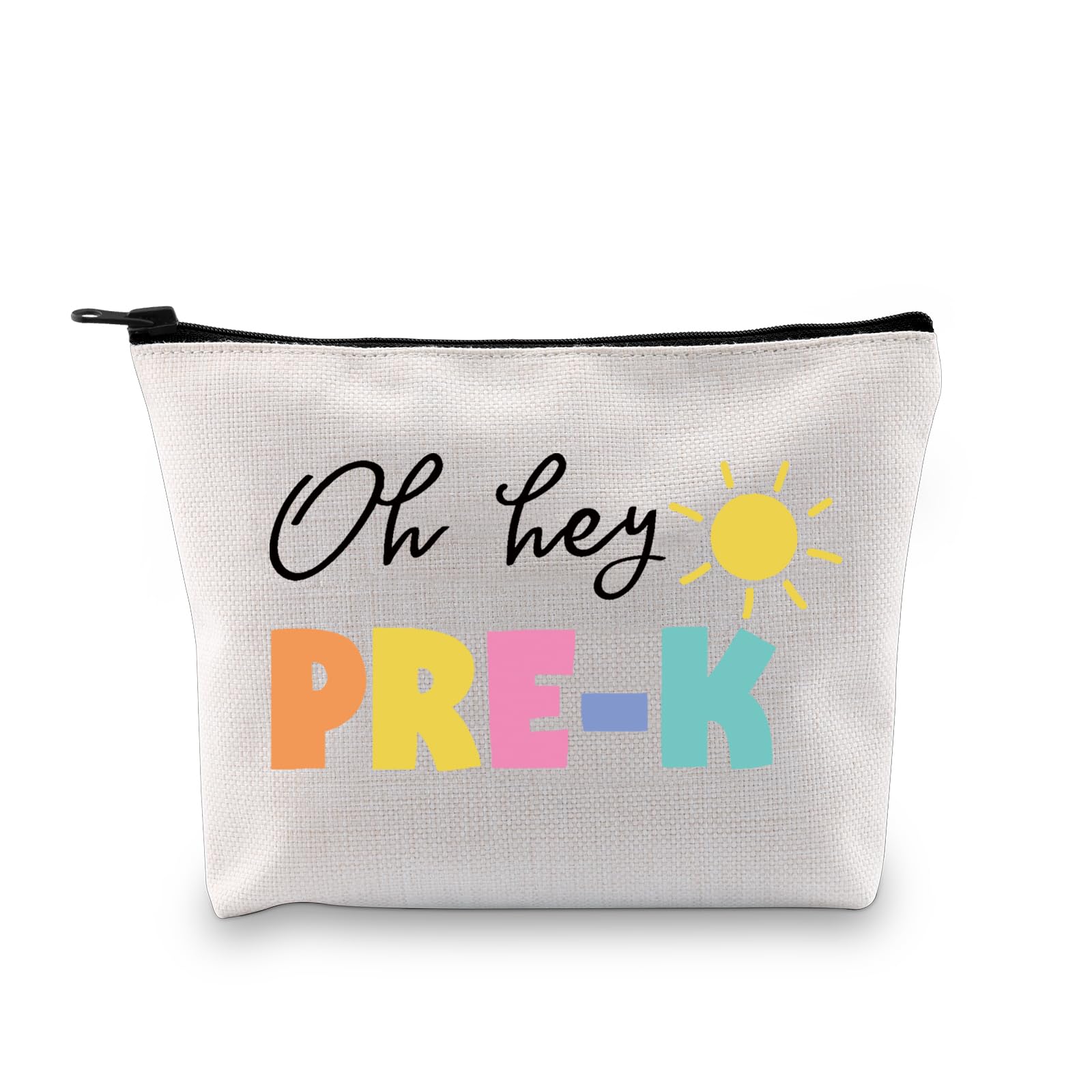 TOBGBE Oh Hey PreK Teacher Makeup Bag Prek Teacher Appreciation Gift