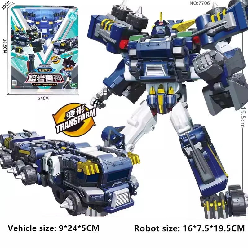 TOBOT LEON ROVER Transform Combined Mecha Robot Tobot Extension Vehicle ...