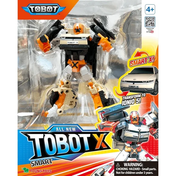 TOBOT SMART X, Youngtoys Transforming Collectible Vehicle to Robot Size 7 inch