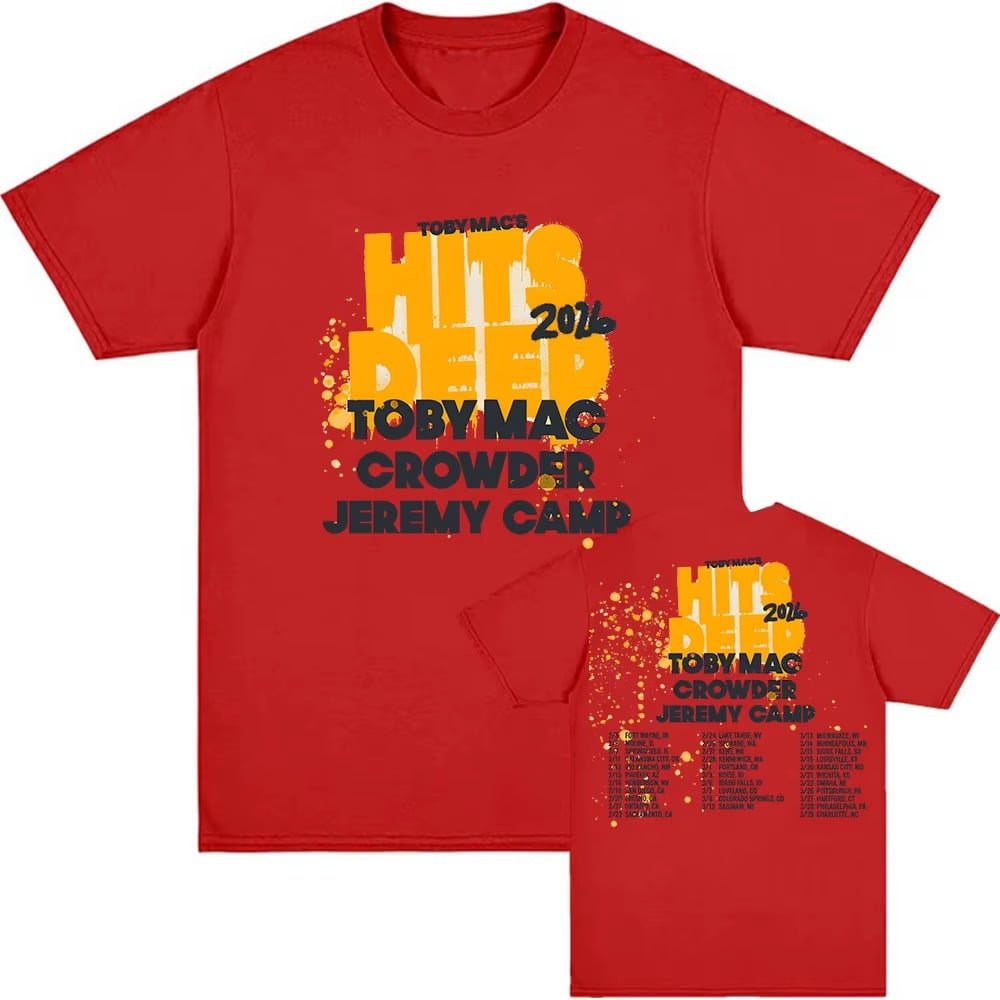 TOBYMAC CROWDER JEREMY CAMP Tour 2026 T Shirt Short Sleeve Unisex TOBYMAC CROWDER JEREMY CAMP Tour 2026 T Shirt Short Sleeve Unisex Streetwear Tops Clothing Db459fcd F109 4f5f A905 