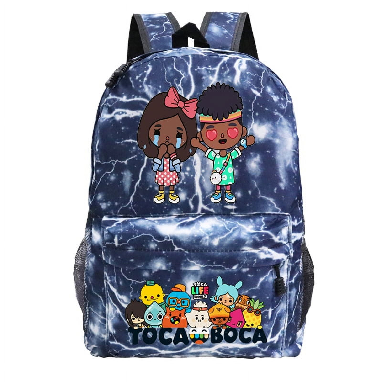 TOCA BOCA Toca life world surrounding printed backpack primary and secondary school students