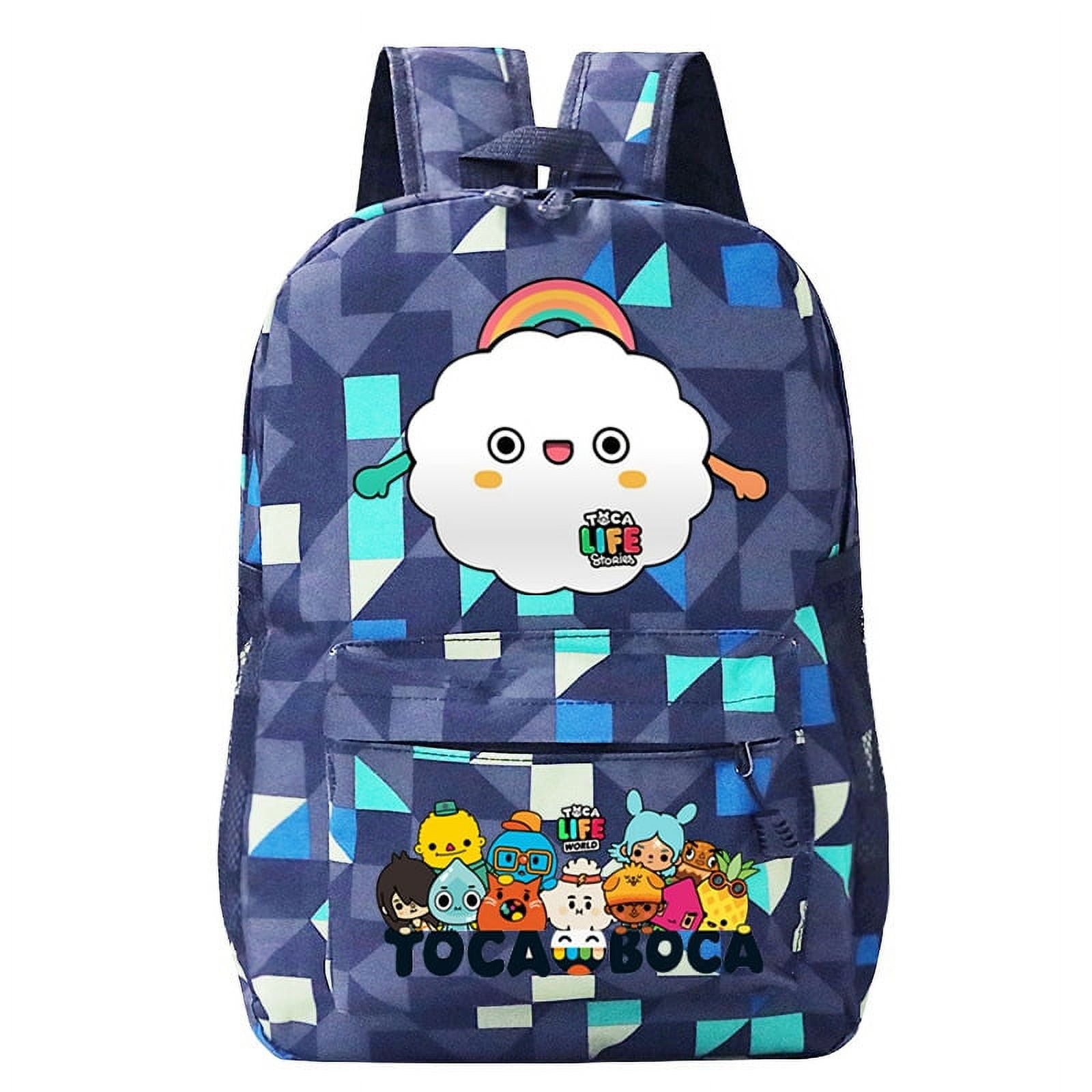 TOCA BOCA Toca life world surrounding printed backpack primary and secondary school students