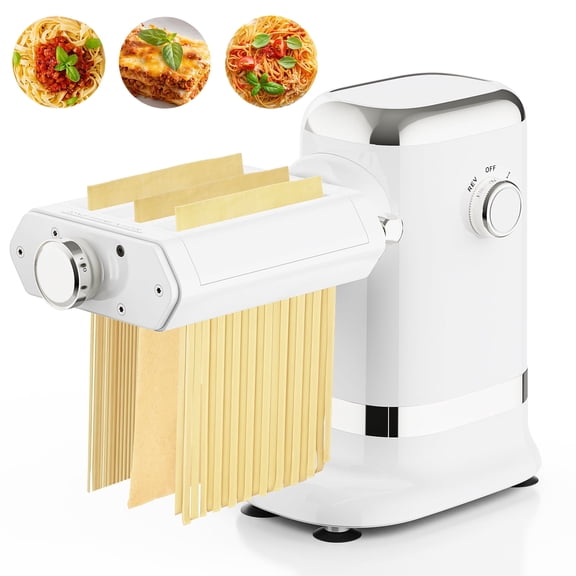 TOCOKEID 3-in-1 Electric Adjustable Pasta Maker machine with 700W Max Motor, Pasta Sheet Roller & Cutter Set