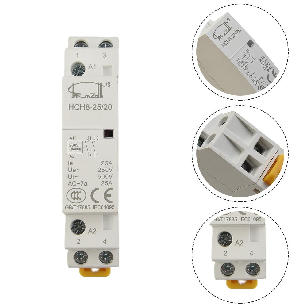 MCH8-25M Schütz 25A 220V - Modularer Kontaktor Mit Handschalter Für Hutschiene