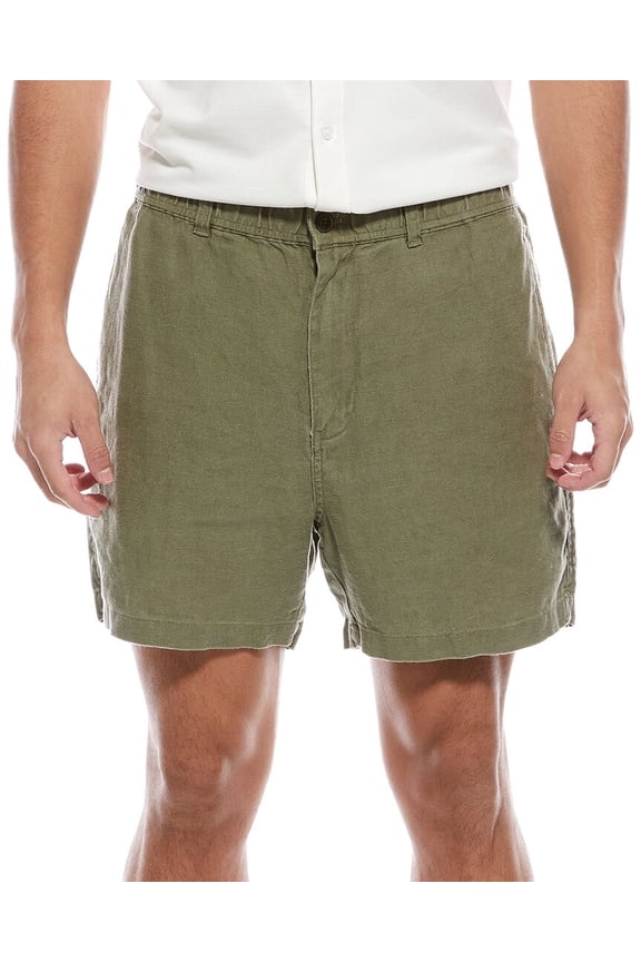 mens Linen Beachcomber Short, s, Green