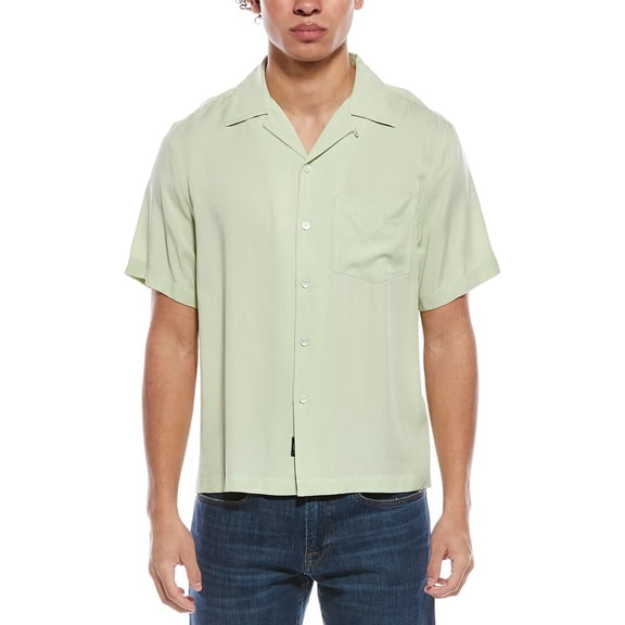 TODD SNYDER mens Solid Hollywood Shirt, s, Green
