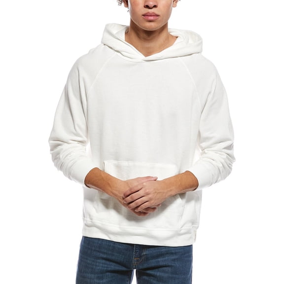 TODD SNYDER mens Surf Terry Hoodie, XXL, White