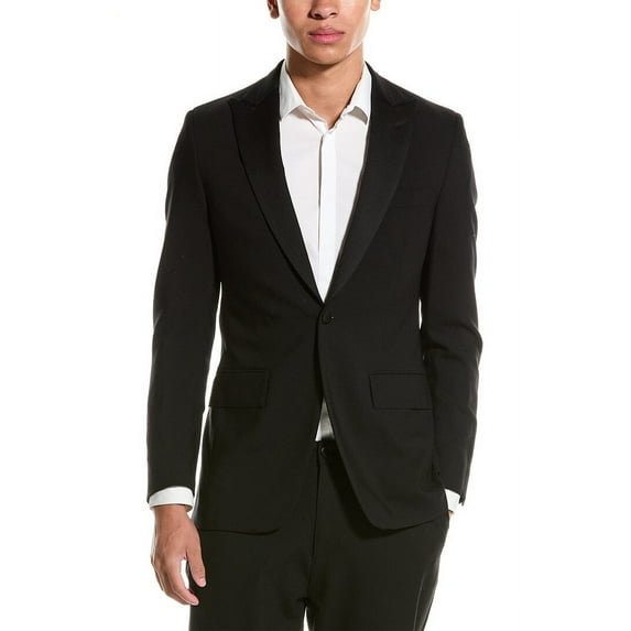 TODD SNYDER mens Sutton Tuxedo Jacket, 46L, Black