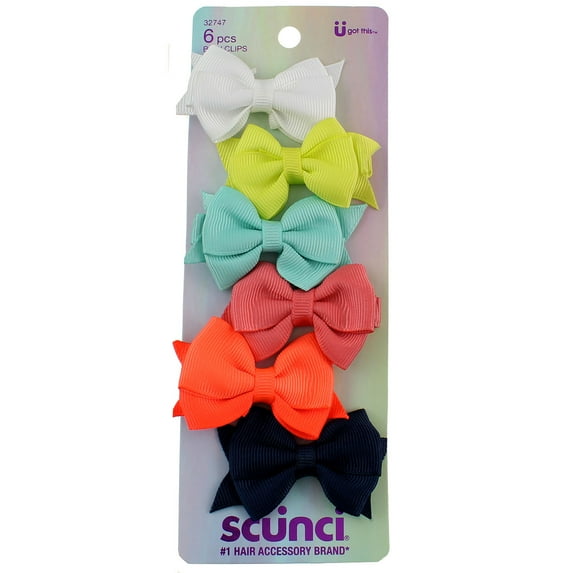 TODDLER ASST BOW HAIR CLIPS
