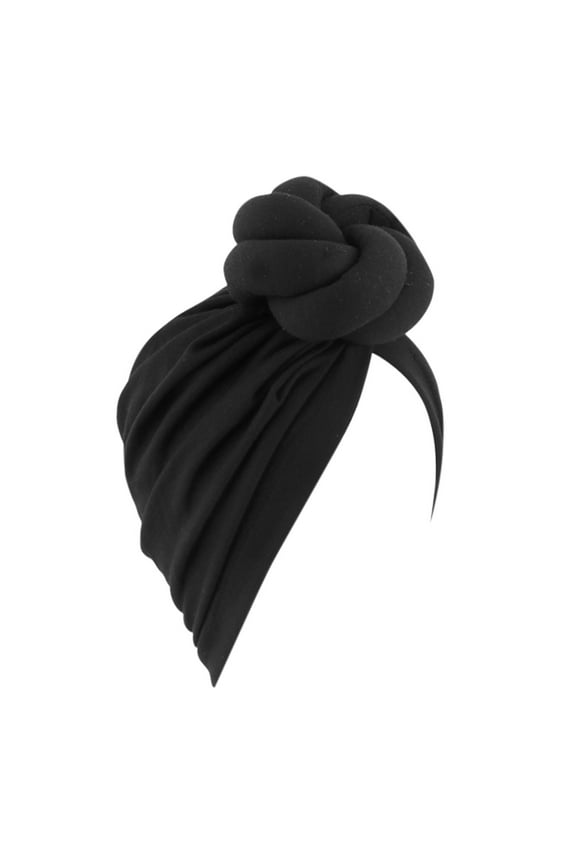 African Headwrap Turban for Black Women Hair Bonnet Hair Wrap Head Scarf Headwrap Hat Women Head Scarf Hat Cap Hair Scarf Turban Head Wrap Turban Hats Headwear Black One Size