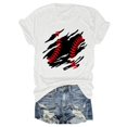 thumbnail image 1 of TODOZO Hot Sale!! Baseball Shirts Women Baseball Mom Tshirt Baseball Graphic Tee Game Day Gifts Funny Short Sleeve Tops White L, 1 of 3