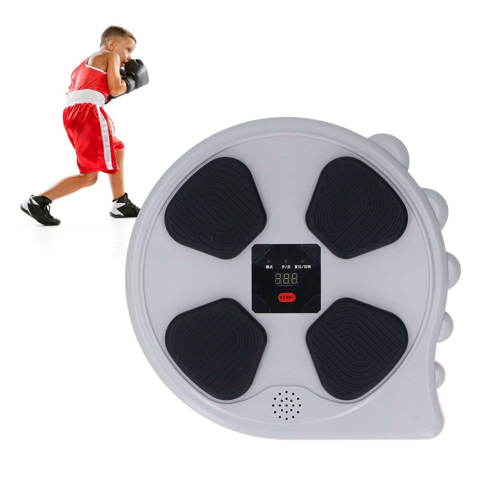 TODOZO Music Boxing Machine Musical Boxing Machine Wall Mounted Boxing Equipment With LED Screen And Adjustable Lights Wall Target Training Equipment For For Children