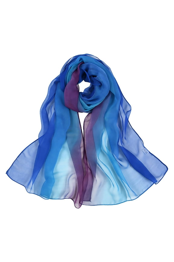 Scarfs for Women Lightweight Fashion Floral Pattern Sheer Scarfs Shawl Wrap Scarves Elegant Sheer Scarfs Sunscreen Head Shawls Head Scarf for Women's Hair Women's Colorful Printed Scarf Simple